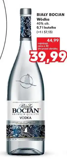 Kaufland BIAŁY BOCIAN Wódka oferta