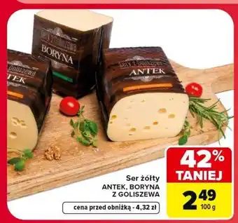 Carrefour Ser żółty Antek, Boryna z Goliszewa oferta