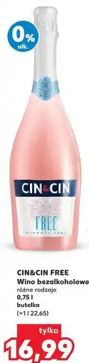 Kaufland CIN&CIN FREE Wino bezalkoholowe oferta