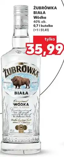 Kaufland ŻUBRÓWKA BIAŁA Wódka oferta