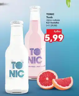 Kaufland TONIC Tonik różne rodzaje 0,2 l butelka oferta