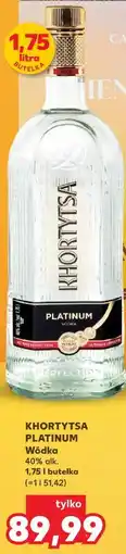 Kaufland KHORTYTSA PLATINUM Wódka oferta