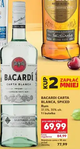 Kaufland Bacardi Carta Blanca, Spiced Rum oferta