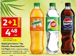 Auchan Napój gazowany 7 Up, Mirinda, Mountain Dew lub Pepsi oferta