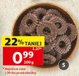 Auchan Ciastka Maja kakaowe, w polewie lub z cukrem oferta