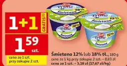 Auchan Zott Primo Śmietana 12% lub 18% tł oferta