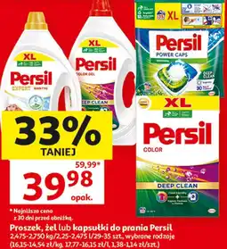 Auchan Proszek, żel lub kapsułki do prania Persil oferta