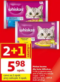 Auchan Mokra karma dla kota Whiskas oferta