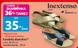 Auchan Inextenso Sandały damskie oferta
