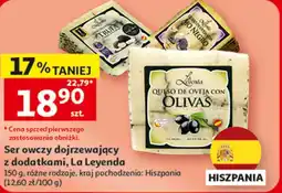 Auchan Ser owczy dojrzewający z dodatkami, La Leyenda oferta
