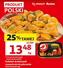 Auchan Kubełek drobiowych rozmaitości do pieczenia oferta