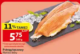 Auchan Pstrąg tęczowy filet bez skóry oferta