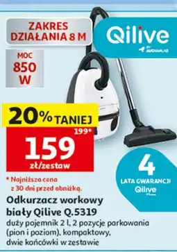Auchan Odkurzacz workowy biały Qilive Q.5319 oferta