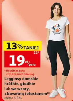 Auchan Inextenso Legginsy damskie krótkie oferta