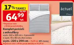 Auchan Komplet pościeli z mikrofibry oferta