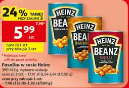 Auchan Fasolka w sosie Heinz oferta