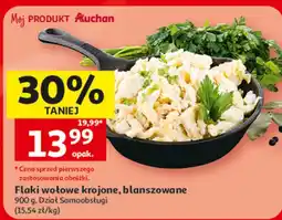 Auchan Flaki wołowe krojone, blanszowane oferta