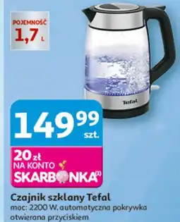 Auchan Czajnik szklany Tefal oferta