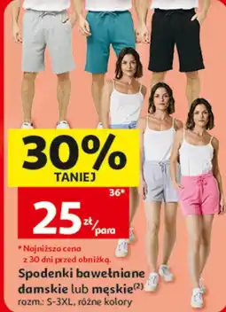 Auchan Inextenso Spodenki bawełniane damskie lub męskie oferta