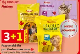 Auchan Przysmaki dla psa i kota Auchan oferta