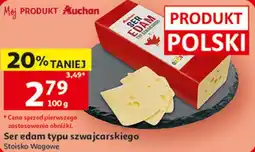 Auchan Ser edam typu szwajcarskiego oferta