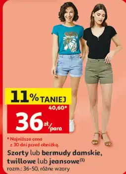 Auchan Inextenso Szorty lub bermudy damskie oferta