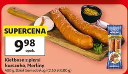 Auchan Kiełbasa z piersi kurczaka, Morliny oferta