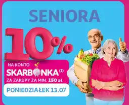 Auchan Karta Skarbonka ze statusem Seniora oferta