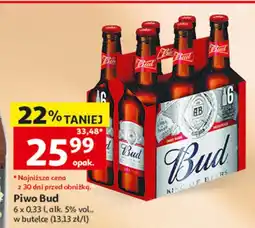 Auchan Piwo Bud oferta