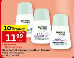 Auchan Dezodorant mineralny roll-on Garnier oferta