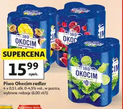 Auchan Piwo Okocim radler oferta