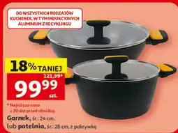 Auchan Garnek lub patelnia z pokrywką oferta