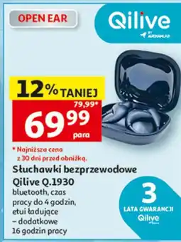 Auchan Słuchawki bezprzewodowe Qilive Q.1930 oferta