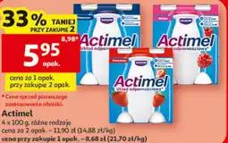 Auchan Napój mleczny Actimel oferta