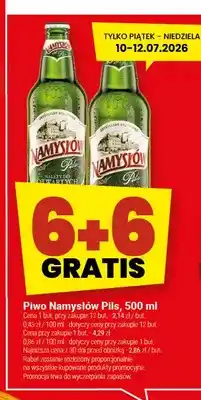 Twój Market Piwo Namysłów Pils oferta