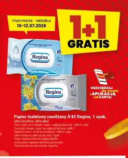Twój Market Papier toaletowy nawilżany Regina Ultra Med oferta