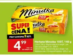 Twój Market Herbata czarna Minutka 100-pak oferta