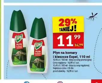 Twój Market Płyn na komary i kleszcze Expel oferta