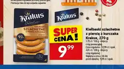 Twój Market Kiełbaski szlachetne z piersią z kurczaka Krakus oferta