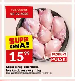 Twój Market Mięso z nogi z kurczaka bez kości bez skóry oferta