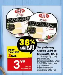 Twój Market Ser pleśniowy Classic La Polle Mlekovita oferta