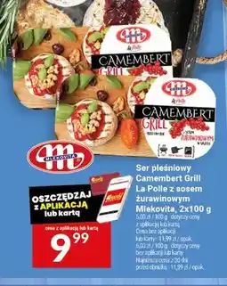 Twój Market Ser pleśniowy Camembert Grill La Polle z sosem żurawinowym Mlekovita 2-pak oferta