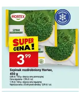Twój Market Szpinak rozdrobniony Hortex oferta