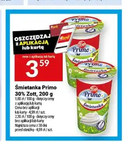 Twój Market Śmietanka Primo 30% Zott oferta