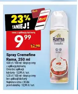 Twój Market Spray Cremefine Rama Professional oferta