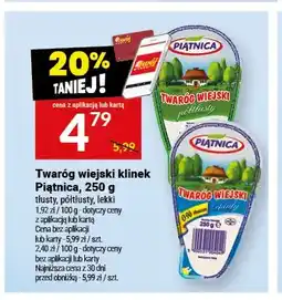 Twój Market Twaróg wiejski klinek tłusty Piątnica oferta
