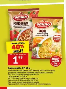 Twój Market Nudle Amino rosół złocisty z lubczykiem oferta