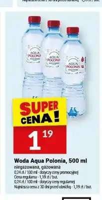Twój Market Woda niegazowana Aqua Polonia oferta