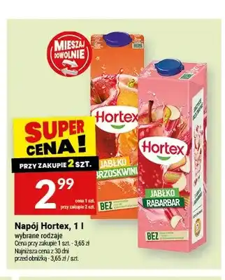 Twój Market Napój Hortex jabłko-brzoskwinia oferta