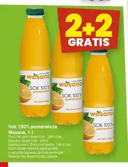 Twój Market Sok 100% pomarańcza Wosana oferta